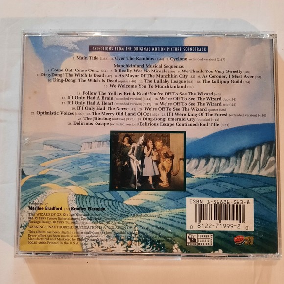 The Wizard Of Oz: Original Motion Picture Soundtrack Audio CD - Picture 2 of 7